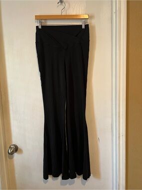 OFFLINE By Aerie Real Me High Rise Super Flare Leggings Black - Size XL
